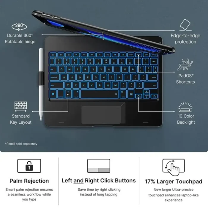 typecase Flexbook Keyboard With Trackpad