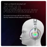 Cosmic Byte Proteus Headset Dual Input USB and 3.5mm, 7.1 Surround Sound, RGB LED, ENC Microphone, Memory Foam Earcushions, Windows Software (White)