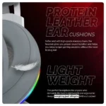 Cosmic Byte Proteus Headset Dual Input USB and 3.5mm, 7.1 Surround Sound, RGB LED, ENC Microphone, Memory Foam Earcushions, Windows Software (White)