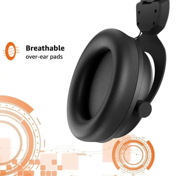 Amazon Basics 7.1 Channel RGB Wired Over Ear Gaming Headphones with Mic