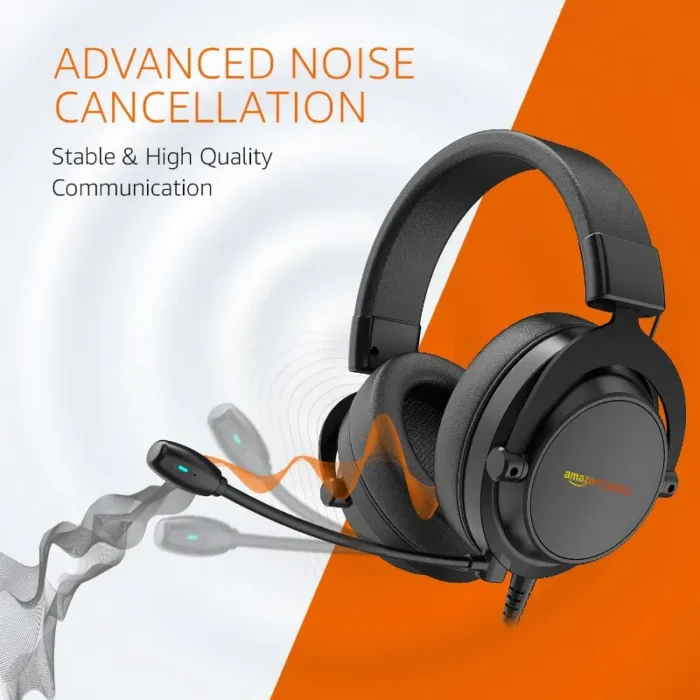Amazon Basics 7.1 Wired Over-Ear Gaming Headphones with Mic Amazon Basics 7.1 Wired Over-Ear Gaming Headphones with Mic