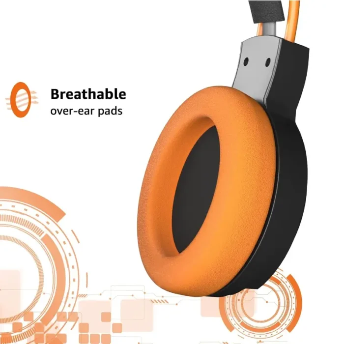 Amazon Basics Wired Over Ear Gaming Headphone with Mic