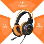 Amazon Basics Wired Over Ear Gaming Headphone with Mic