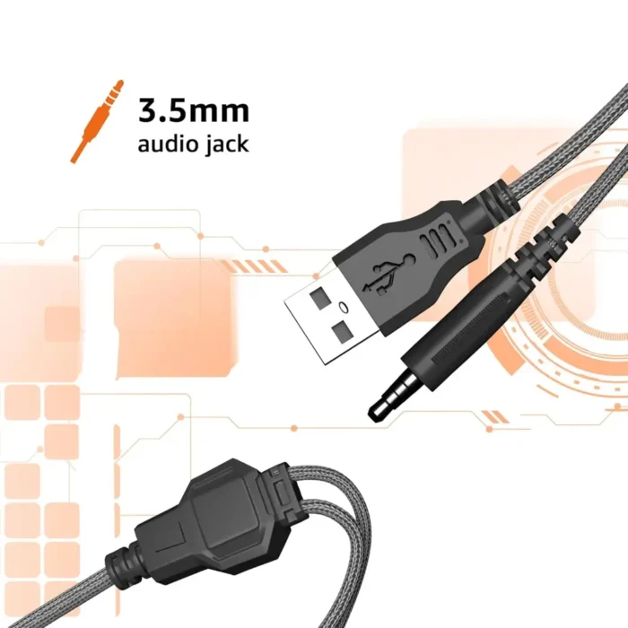 Amazon Basics Wired Over Ear Gaming Headphone with Mic