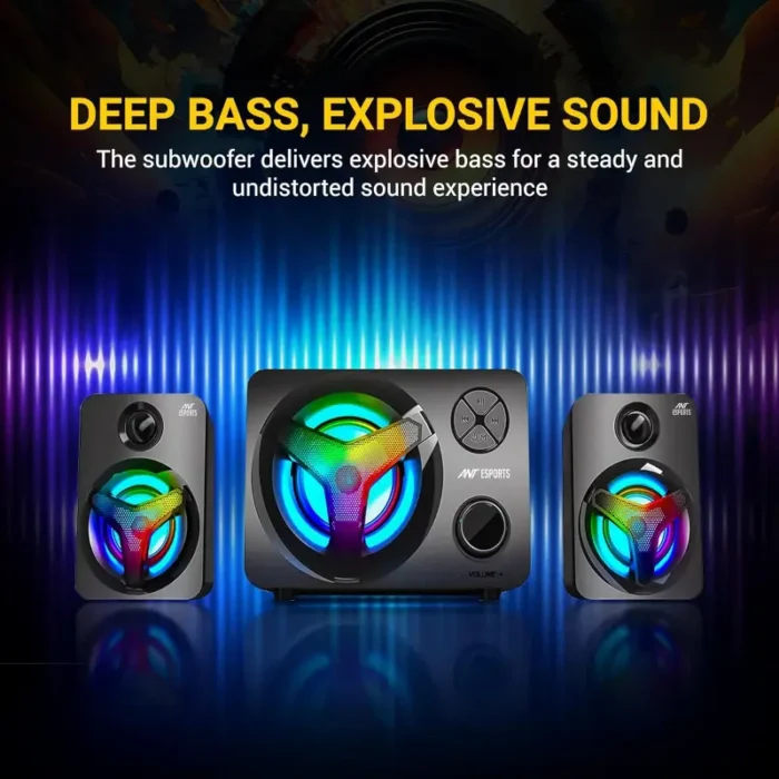 Ant Esports GS350 Pro LED Lighting Stereo Gaming Speaker