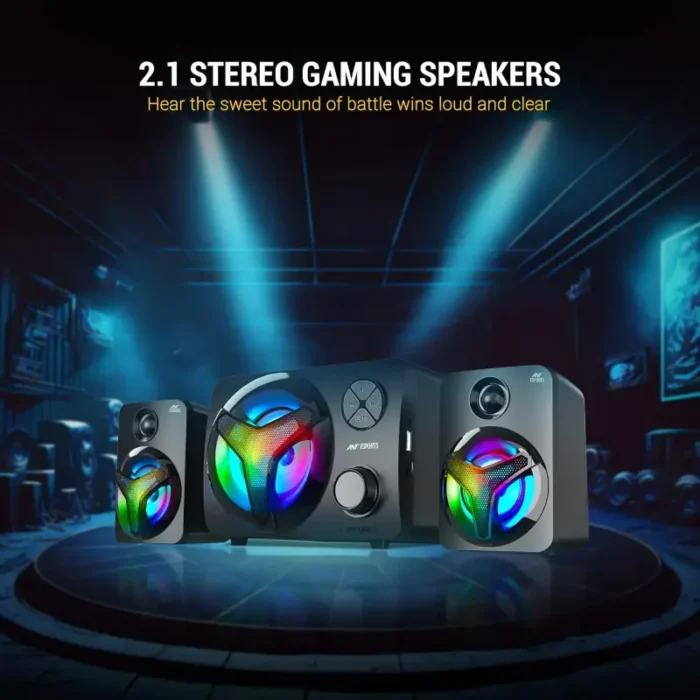 Ant Esports GS350 Pro LED Lighting Stereo Gaming Speaker