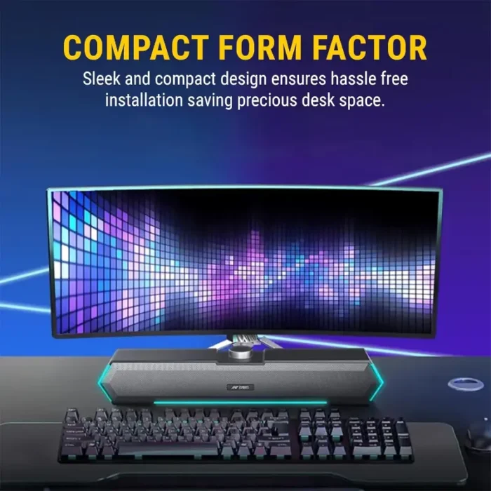 Ant Esports GS365SB Mini Soundbar Wired PC Speaker Ant Esports GS365SB Mini Soundbar Wired PC Speaker