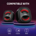 Artis Mini 2.0 USB Multimedia Speakers (Black Red) 4 Artis Mini 2.0 USB Multimedia Speakers