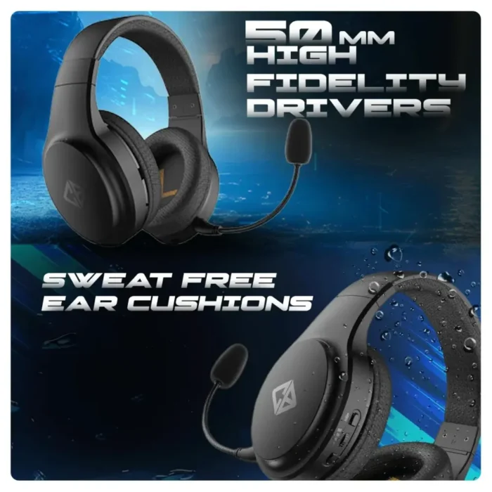 Cosmic Byte Inferno 2.4Ghz Wireless + Bluetooth + Wired Headphone With Microphone