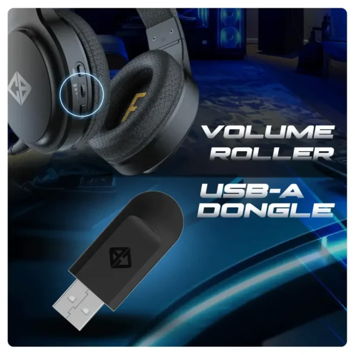 Cosmic Byte Inferno 2.4Ghz Wireless + Bluetooth + Wired Headphone With Microphone