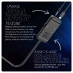 Cosmic Byte Proteus Headset Dual Input USB and 3.5mm, 7.1 Surround Sound, RGB LED, ENC Microphone