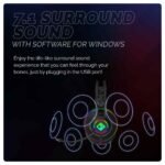 Cosmic Byte Proteus Headset Dual Input USB and 3.5mm, 7.1 Surround Sound, RGB LED, ENC Microphone