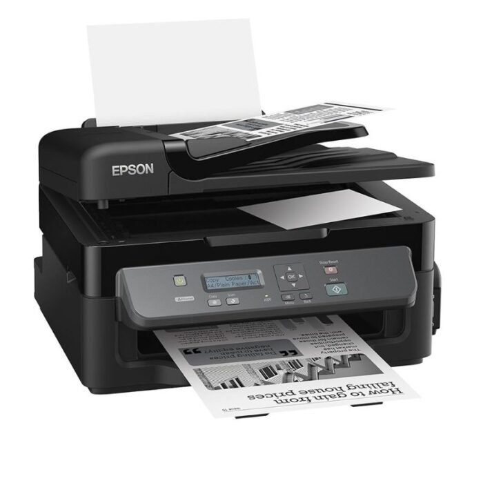 Epson EcoTank M200 Multifunction All-in-one High Performance Printing in Black and White Everyday Epson EcoTank M200 Multifunction All-in-one High Performance Printing in Black and White Everyday