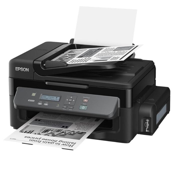 Epson EcoTank M200 Multifunction All-in-one High Performance Printing in Black and White Everyday Epson EcoTank M200 Multifunction All-in-one High Performance Printing in Black and White Everyday