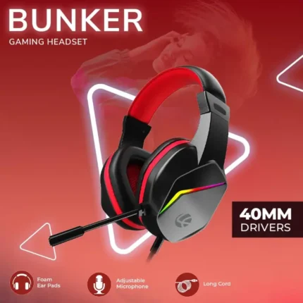 LAPCARE Bunker Wired Gaming Headphone with RGB Back Lights