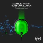 Razer BlackShark V2 X Wired Gaming Headphone (Green, RZ04-03240600-R3M1) 4 Razer BlackShark V2 X Wired Gaming Headphone