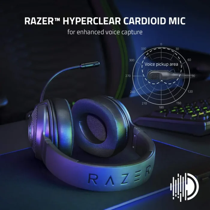 Razer Kraken V3 X Wired Gaming Headset with Active Noise Cancellation Razer Kraken V3 X Wired Gaming Headset with Active Noise Cancellation