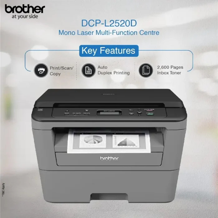 Brother DCP-L2520D Automatic Duplex Laser Printer Brother DCP-L2520D Automatic Duplex Laser Printer