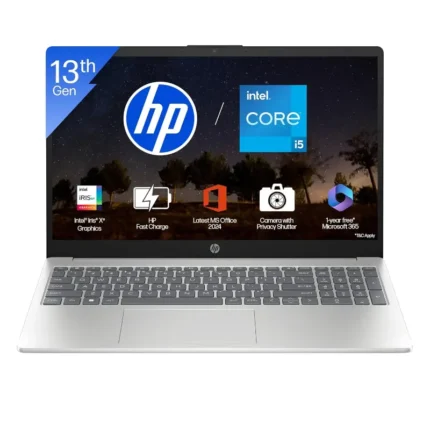HP 15, Core i5 13th Gen 1334U Anti-Glare, Micro-Edge, 15.6 inch Thin and Light Laptop