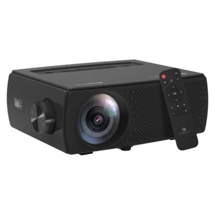 ZEBRONICS PIXAPLAY 15 Smart LED Projector with 5500 lumens, 4K Support Dolby A