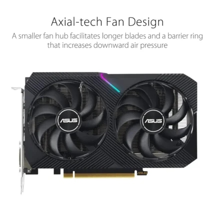 ASUS Dual Geforce RTX 3050 V2 OC Edition 8GB GDDR6 Graphics Card