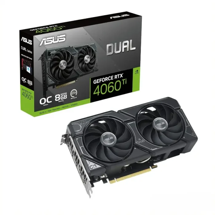 ASUS Dual Geforce RTX 4060 Ti OC Edition 8GB GDDR6 Graphics Card