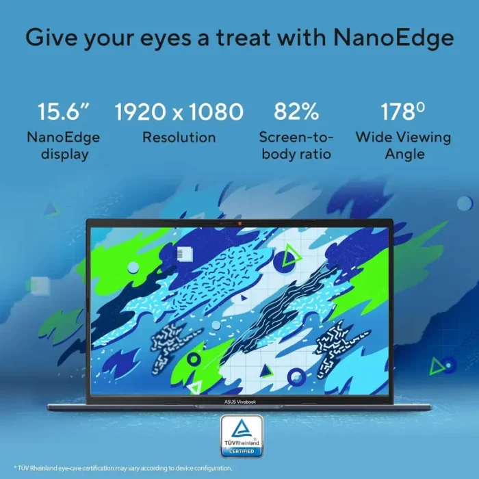 ASUS Vivobook 15 Core i5 13th Gen 13420H 16GB RAM 512GB SSD Win 11 MSO 2024 15.6 Inch laptop 4