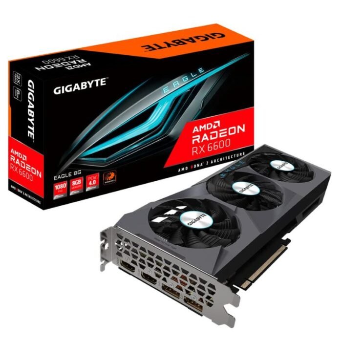 Gigabyte RX 6600 Eagle 8GB Gaming Graphics Card Gigabyte RX 6600 Eagle 8GB Gaming Graphics Card