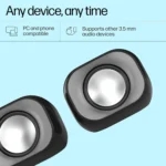 HP DHS-2111 6W Wired Laptop and Desktop Speaker