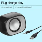 HP DHS-2111 6W Wired Laptop and Desktop Speaker