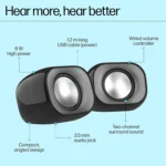 HP DHS-2111 6W Wired Laptop and Desktop Speaker