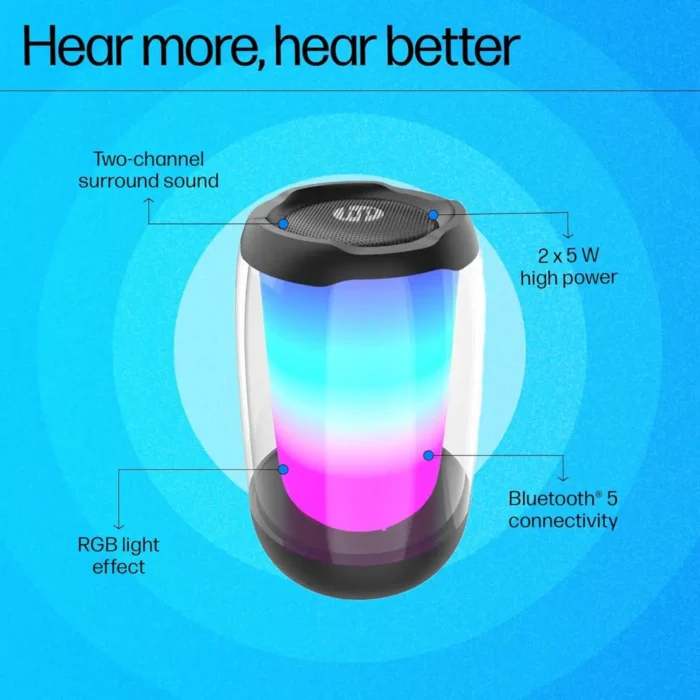 HP Multimedia 5W Bluetooth LaptopDesktop Speaker HP Multimedia 5W Bluetooth LaptopDesktop Speaker