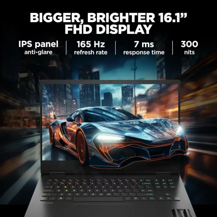 HP Omen Ryzen 7 Octa Core 7840HS (16GB1TB SSDWin 116GB GraphicsRTX 4050) 16.1 Inch Gaming Laptop