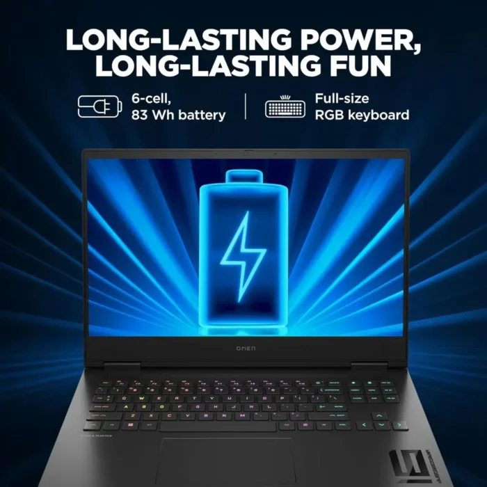 HP Omen Ryzen 7 Octa Core 7840HS (16GB1TB SSDWin 116GB GraphicsRTX 4050) 16.1 Inch Gaming Laptop
