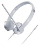 Lenovo 100 Stereo Analogue Wired On Ear Headphones with Mic