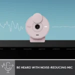 Logitech Brio 300 Full HD USB-C Webcam with Privacy Shutter, Noise Reduction Mic