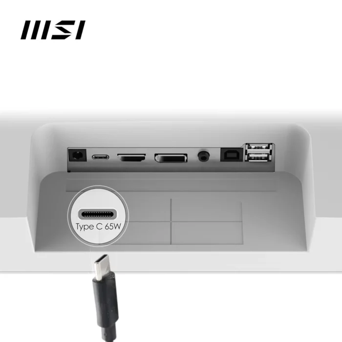 MSI Modern MD272QXPW 27 Inch 2560x1440 IPS Panel 2K WQHD USB Type C Office Monitor 1