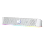 Redragon Adiemus GS560 - RGB 2.0 Channel USB Wired Mini Soundbar (White) 1 Redragon Adiemus GS560 - RGB 2.0 Channel USB Wired Mini Soundbar