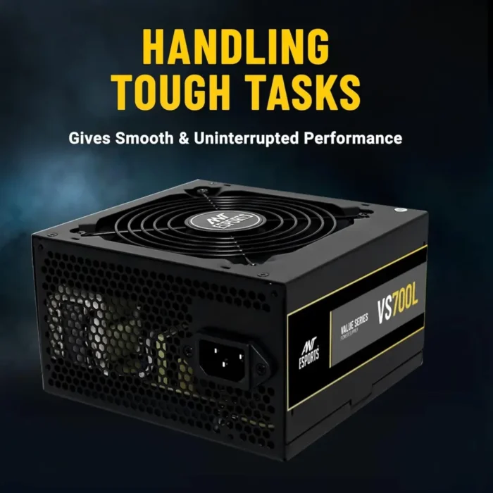 Ant Esports VS700L 700 Watts Computer Power Supply with 6 SATA Cables