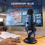Blue Yeti USB Microphone for Recording, Streaming, Gaming, Podcasting Condenser Mic for Laptop or Computer (Midnight) 2 Blue Yeti USB Microphone for Recording, Streaming, Gaming, Podcasting Condenser Mic for Laptop or Computer