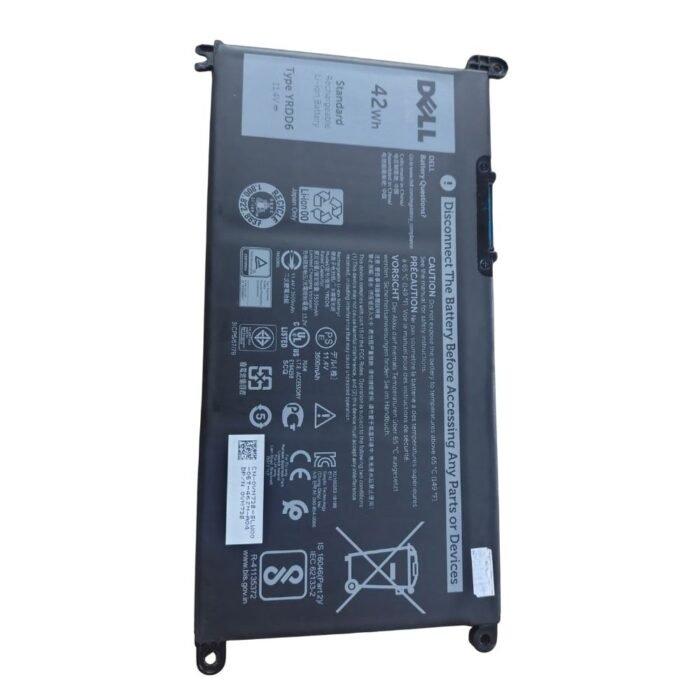 DELL YRDD6 Inspiron 5485 5491 5493 5584 5593 5590 Vostro 5481 5490 Series VM732 0VM732 01VX1H 1VX1H 4 Cell Laptop Battery