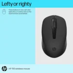 HP 150 Wireless Ambidextrous 1600 DPI Optical Tracking Wireless Mouse