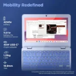 Lenovo Chromebook Intel Celeron N4500 11.6 Inch HD Laptop