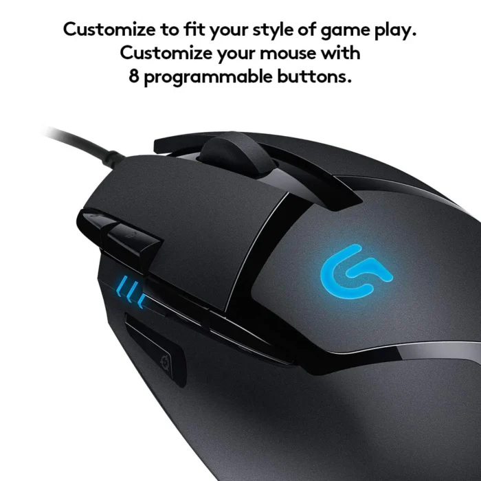 Logitech G402 Hyperion Fury 4,000 DPI, Lightweight, Wired Gaming Mouse