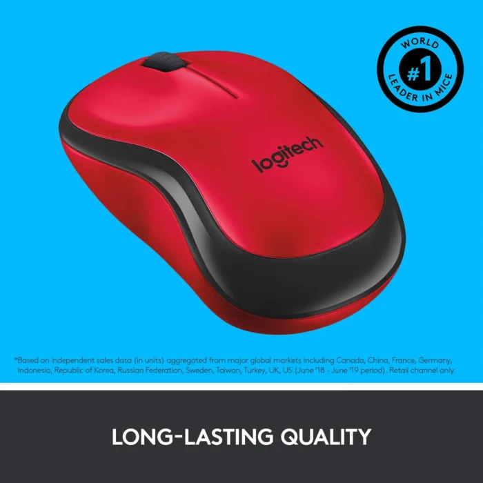 Logitech M221 Wireless Mouse with USB Mini Receiver