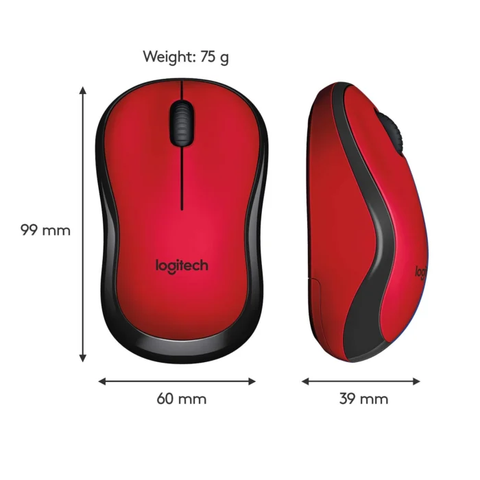 Logitech M221 Wireless Mouse with USB Mini Receiver
