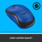 Logitech M221 Wireless Mouse with USB Mini Receiver, 1000 DPI Optical Tracking, 18-Month Battery Life