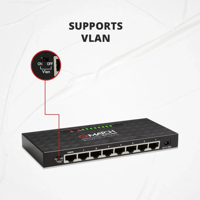 MATCH LB-LINK BL-SG1008 8-Port Gigabit Ethernet Switch MATCH LB-LINK BL-SG1008 8-Port Gigabit Ethernet Switch