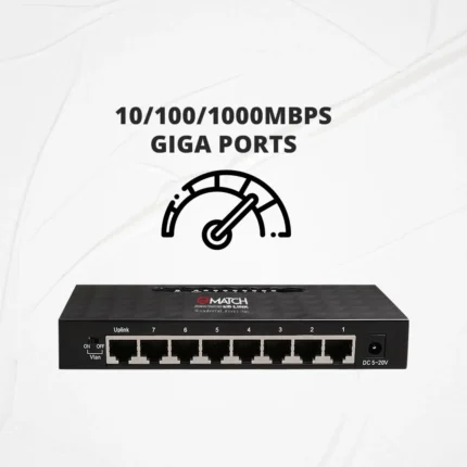 MATCH LB-LINK BL-SG1008 8-Port Gigabit Ethernet Switch