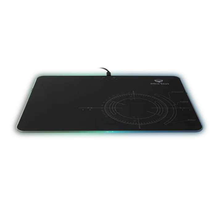 Meetion MT-P010 RGB Glass Non Slip Base Gaming Mouse Pad Meetion MT-P010 RGB Glass Non Slip Base Gaming Mouse Pad